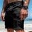 Men's Cargo Shorts Summer Multi-Pocket Button Zipper Pants With Pockers Fashion Beach Pants
