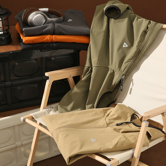 Breathable Waterproof Casual Loose-fitting Hoodie Jacket Coat