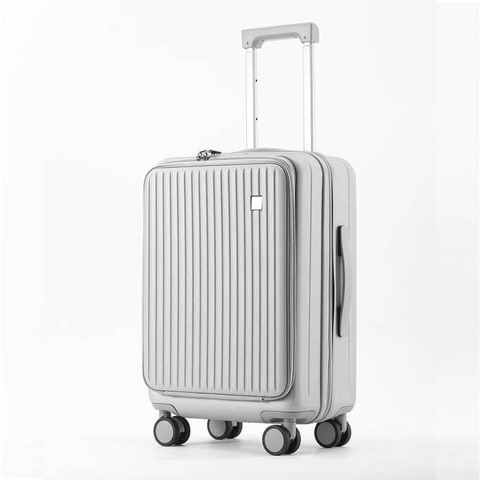 Front Open Luggage 20-inch Boarding Drop-resistant Trolley Case Extended Luggage Case