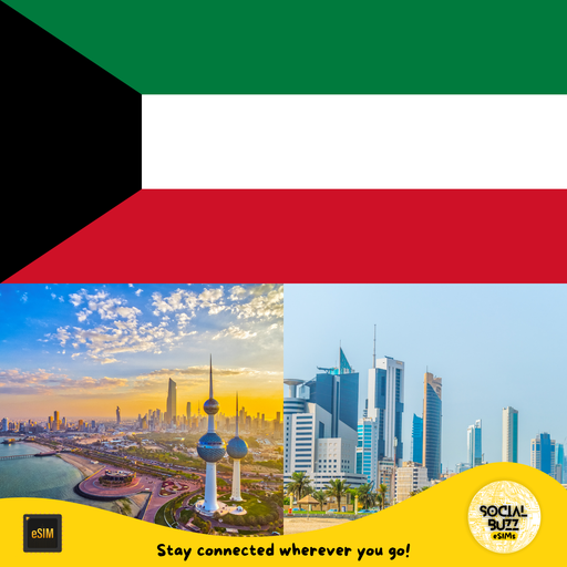 Plan de datos de Internet eSIM de Kuwait
