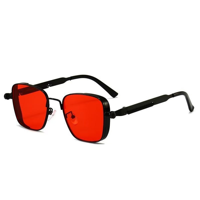 Men's Box Metal Retro UV Sun Glasses