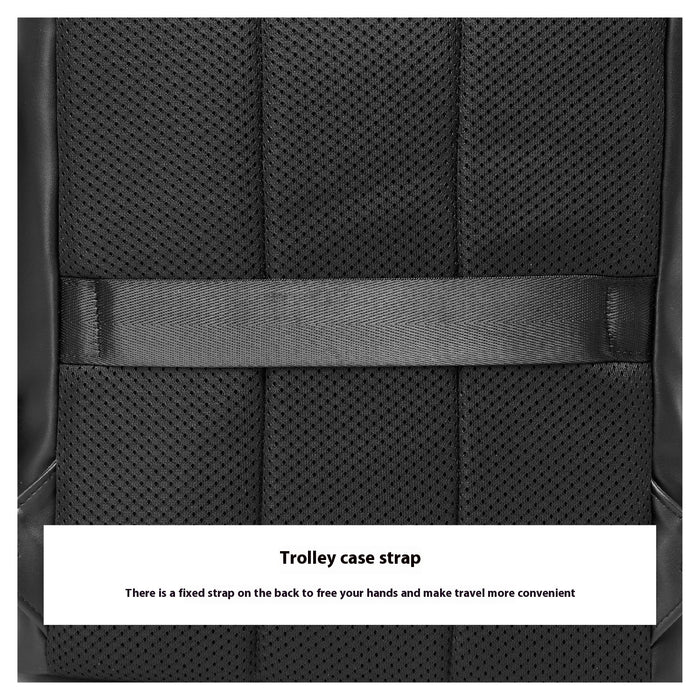 Men's Leather Backpack Large Capacity Business Computer Bag