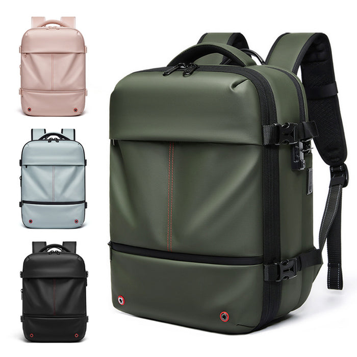 Sac pour ordinateur portable à grande capacité, résistant à l'eau et extensible, idéal pour les voyages d'affaires