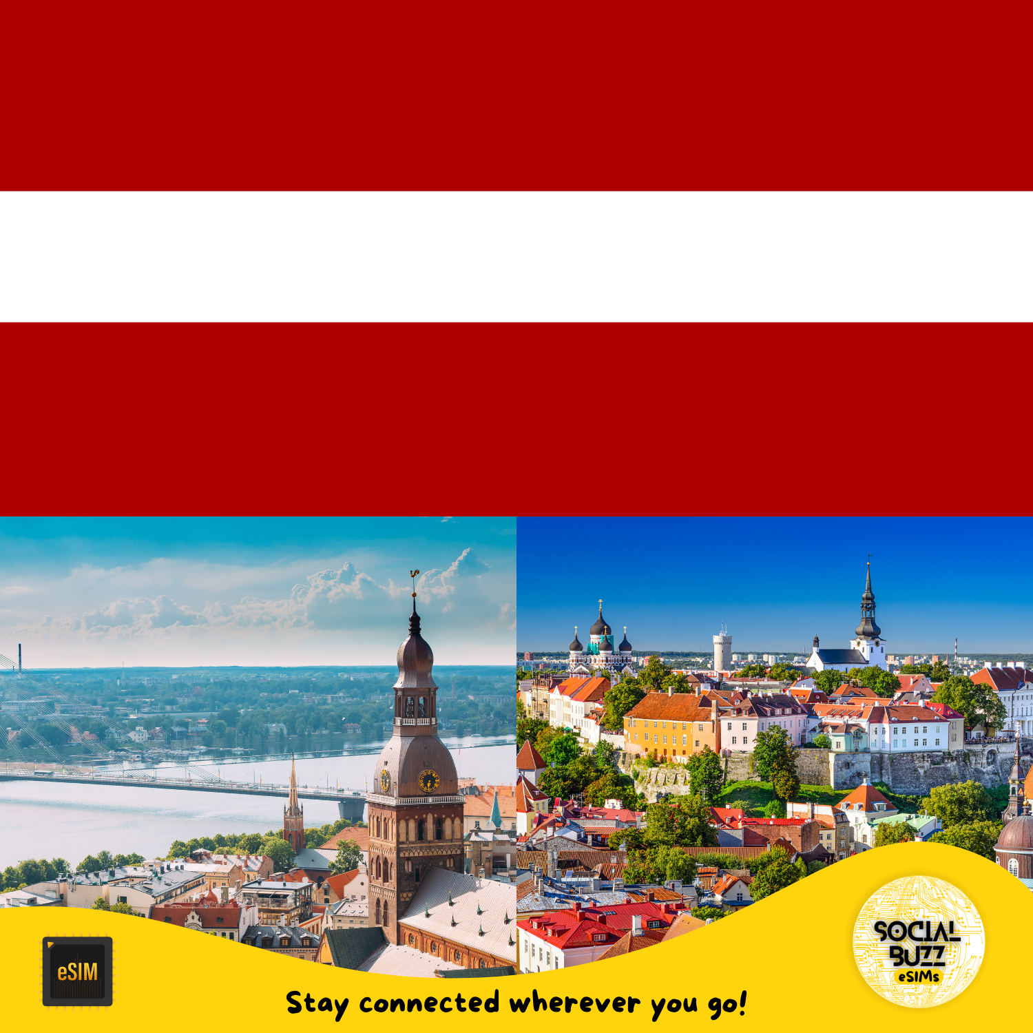 Latvia eSIM Internet Data Plan