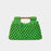 Hollow-out Bamboo-Section Handle Handwoven Small Square Bag
