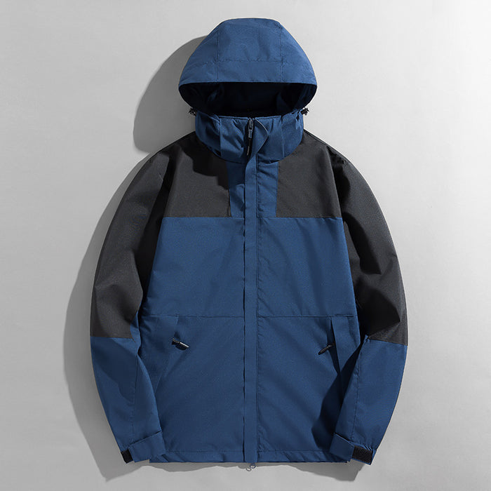 Men's High Waterproof Three-in-one Shell Jacket