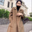 Double-faced Cashmere Coat Women's Mid-length Over The Knee