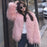Women's Solid Color Short Faux Shearling Fur Coat