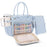 Large Capacity Book Storage Bag Portable Tote Bag For Travel