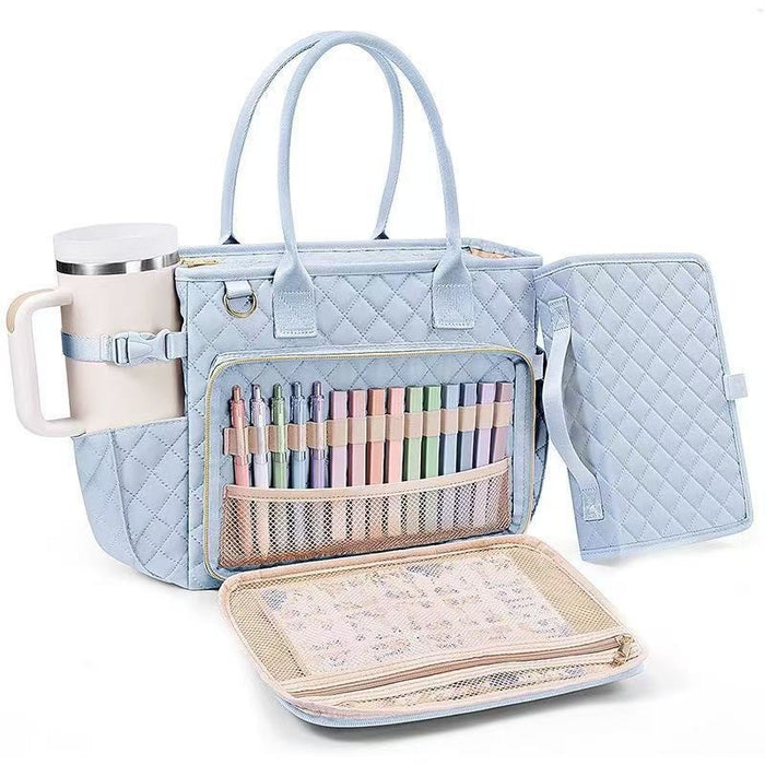 Large Capacity Book Storage Bag Portable Tote Bag For Travel