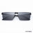 Lunettes de soleil carrées coréennes polarisées pour hommes et femmes