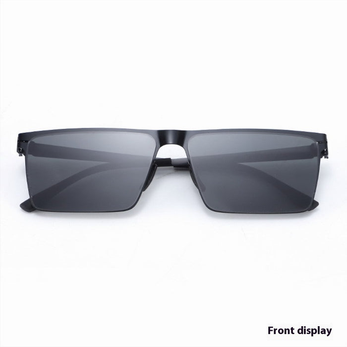 Lunettes de soleil carrées coréennes polarisées pour hommes et femmes