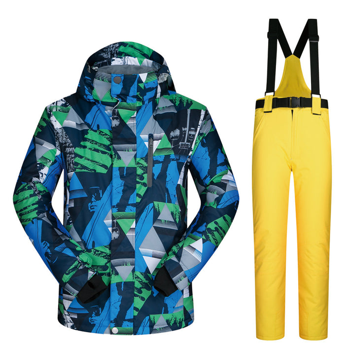 Traje de esquí Mutu Snow para hombre, tabla simple, tabla doble, invierno, exterior, alta gama, talla grande, fabricante de trajes de esquí.