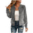 Round-neck Zip-up Deerskin-fleece Short Jacket Flight Suit