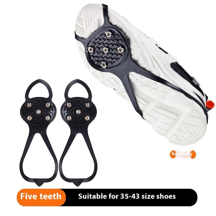 Botas de nieve antideslizantes con garras y clavos