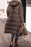 Solid Color Hooded Long Coat Winter Long Sleeve Double-sided Wear Slim Elegant Cardigan Jacket Top Women's Clothing