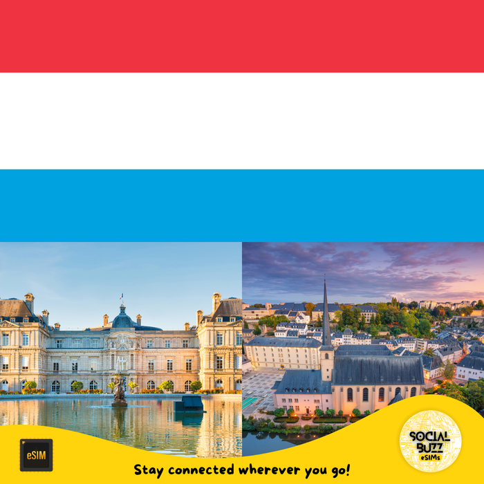 Plan de datos Internet eSIM de Luxemburgo