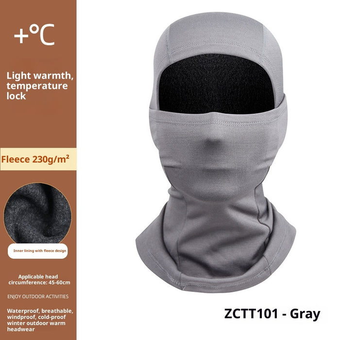 Masque de ski thermique doublé polaire, résistant au froid et au vent, pour la protection du visage lors de vos sorties en plein air