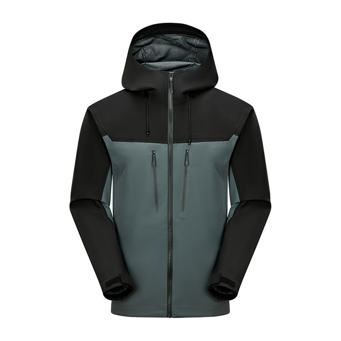 Chaqueta impermeable de una sola capa para senderismo, tanto para hombres como para mujeres.