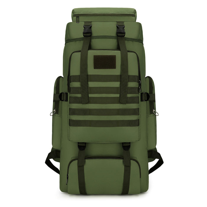 Canvas Large Capacity Backpack Travel Bag Men's Backpack Outdoor Sports Mountaineering Bag Hiking Retro Military Bag