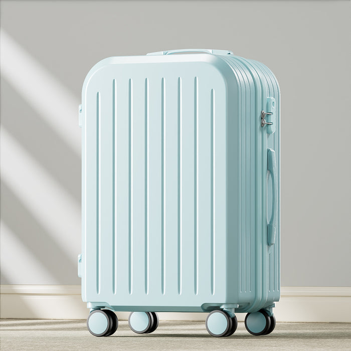 Petite valise légère à code, valise résistante à roulettes