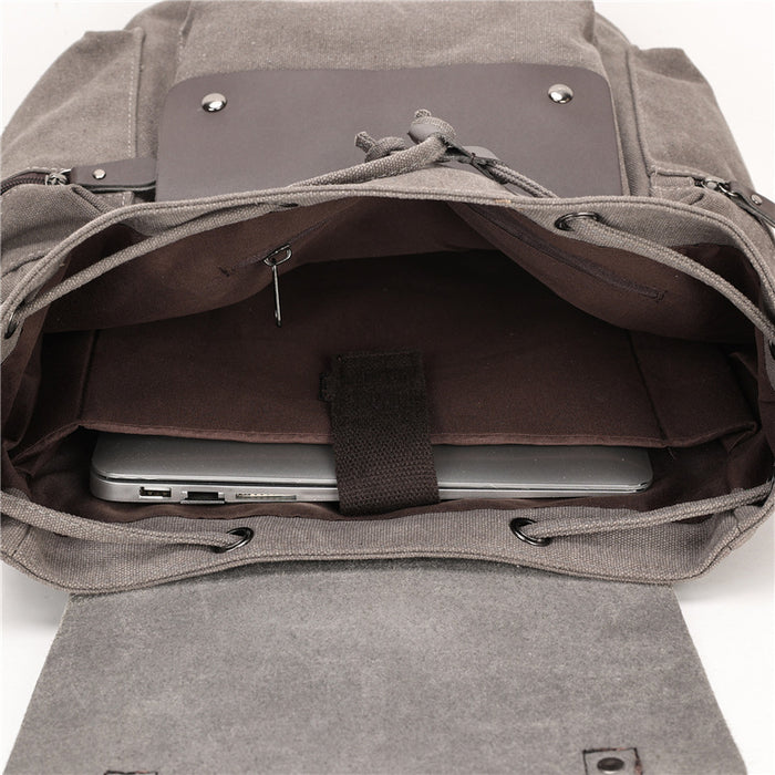 Drawstring Backpack Retro Canvas Personality