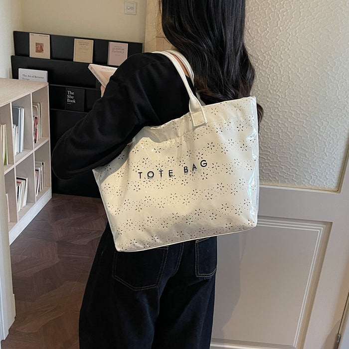 Spring Minimalist High-Capacity Commuter Tote Bag