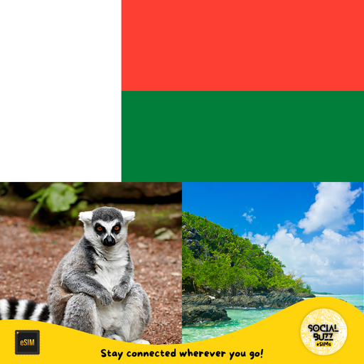 Plan de datos de Internet eSIM de Madagascar