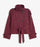 Womens Buttoned Waist-Cinching Lace-Up Trench Coat