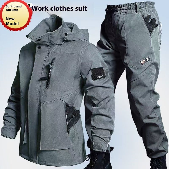 Ensemble veste imperméable doublée polaire automne-hiver