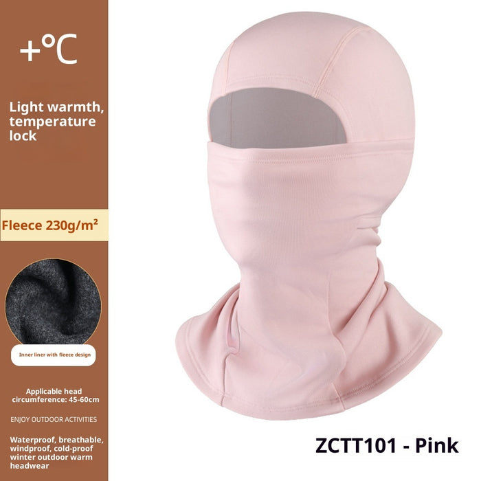Masque de ski thermique doublé polaire, résistant au froid et au vent, pour la protection du visage lors de vos sorties en plein air
