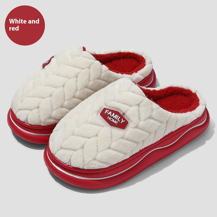 Pantuflas de invierno antideslizantes para interiores y exteriores, con suela gruesa y sin mal olor.