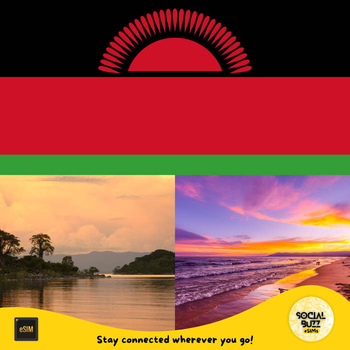 Plan de datos de Internet eSIM de Malawi 