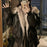 Thickened Warm Leather Short Jacket With A Mountain Eagle Fur Collar