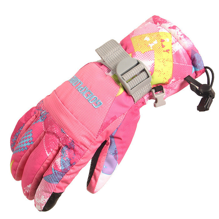 Guantes de esquí Spot con pantalla táctil, impermeables, gruesos y cálidos, para hombre y mujer, de una o dos tablas, para deportes transfronterizos, gran oferta.