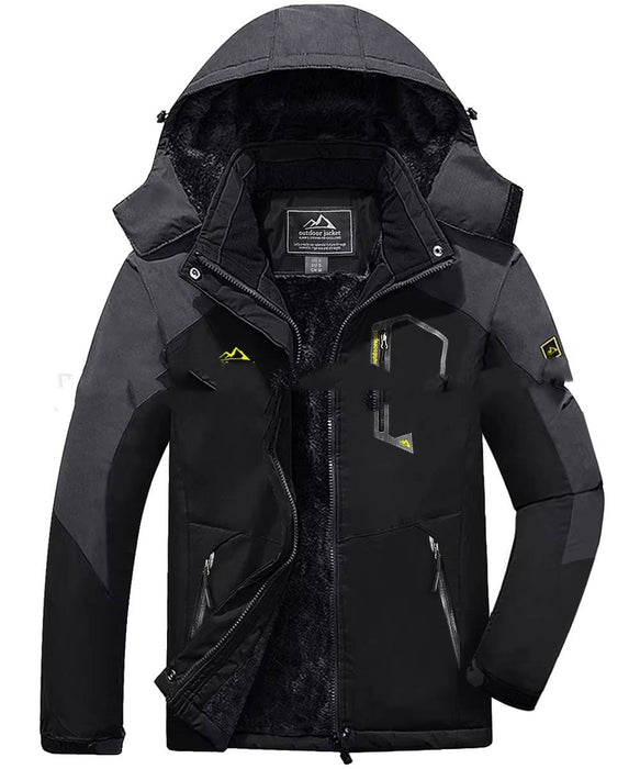 Veste de sport imperméable à capuche pour homme