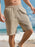 Short de sport à lacets multi-poches pour homme, pantalon de plage rayé