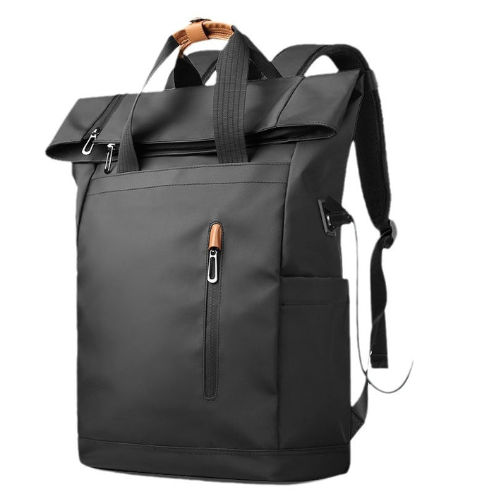Sac à dos incurvé à fermeture latérale pour homme, idéal pour les loisirs et les déplacements