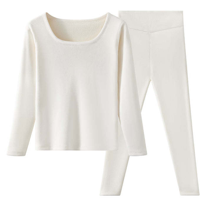 Women's Autumn Winter Berber Fleece Thermal Underwear