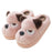 Warm And Cute Puppy Platform Non Slip Cotton Slippers