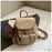 Preppy-style Commuter Backpack Fashionable And Vintage Travel Bag