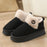 Ankle Wrap Cotton Slippers Thickened Couple Non-slip Warm Cotton Shoes
