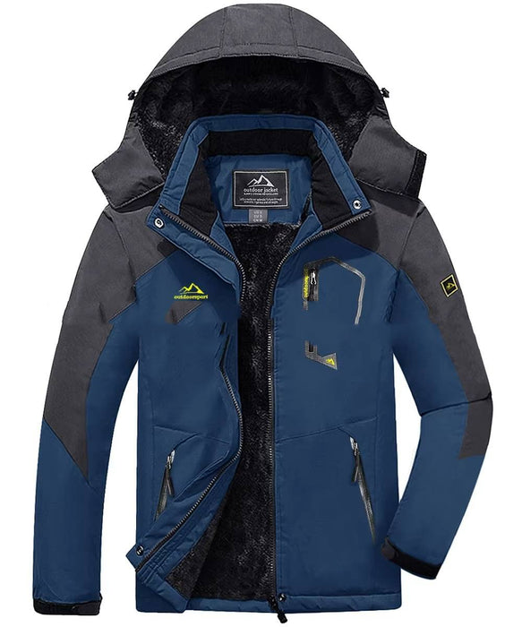 Veste de sport imperméable à capuche pour homme