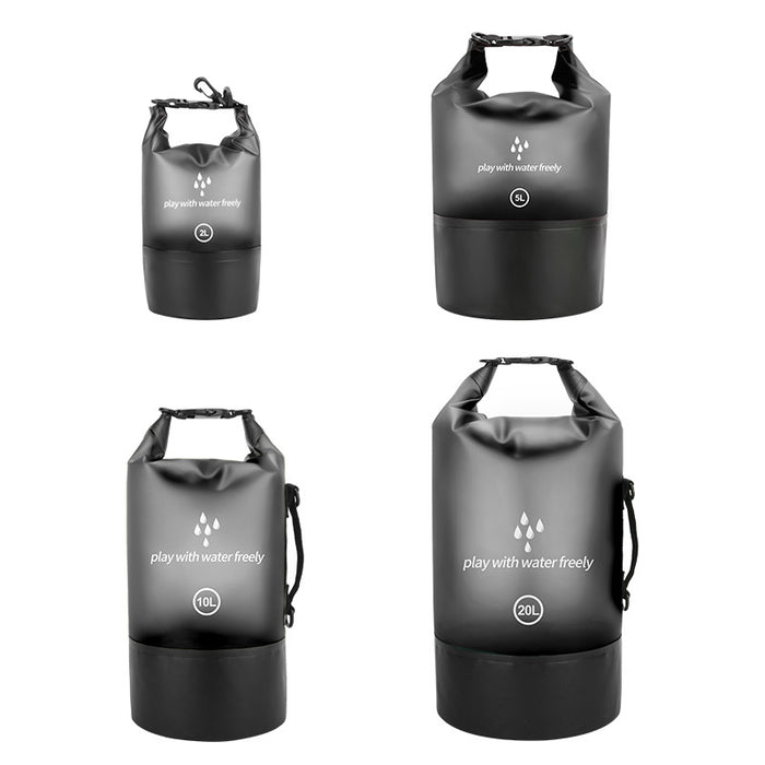 PVC Coating Material Only Backpack Portable Buggy Bag