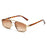 Women's Fashion Retro Small Frame Metal Sun Glasses