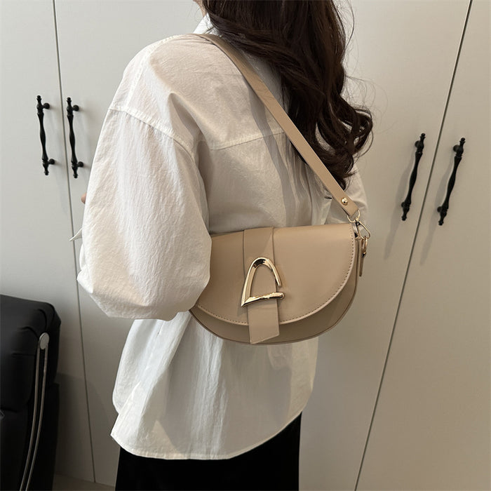 Sac à bandoulière de luxe, élégant, de niche, en forme de selle
