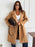 Autumn And Winter Fashion Simple Solid Color Long Sleeve Single-breasted Wool Coat