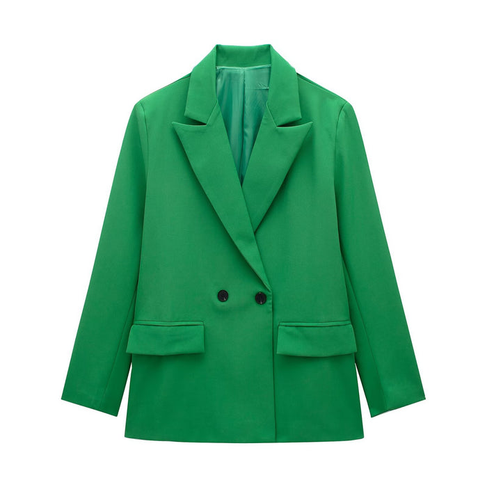 Blazer croisé décontracté d'été