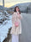 Women's Cross-Design Mink Fur CoatFull-Fur Integrated Design