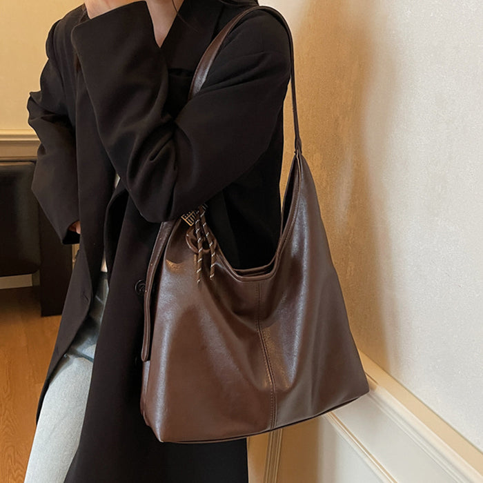Grand sac à bandoulière/épaule vintage de grande capacité